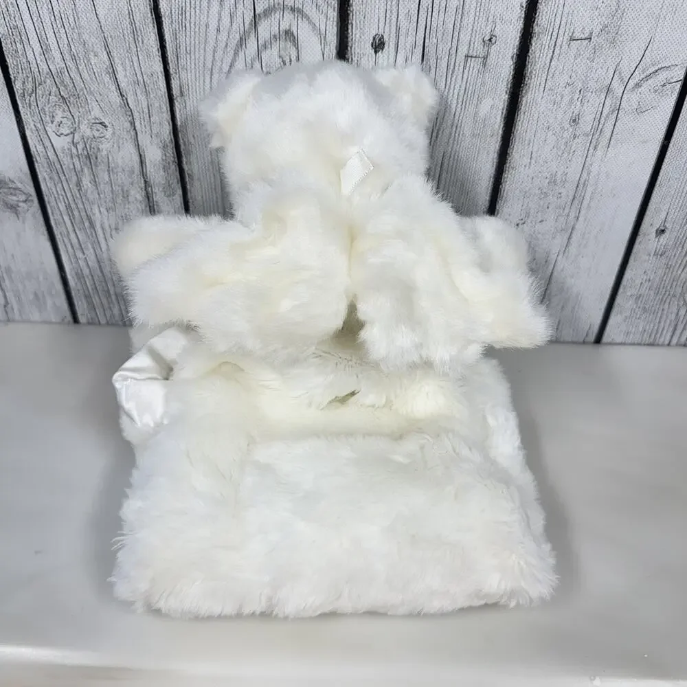 Vtg My Banky Michael the Angel Teddy Bear Lovey Plush Blanket